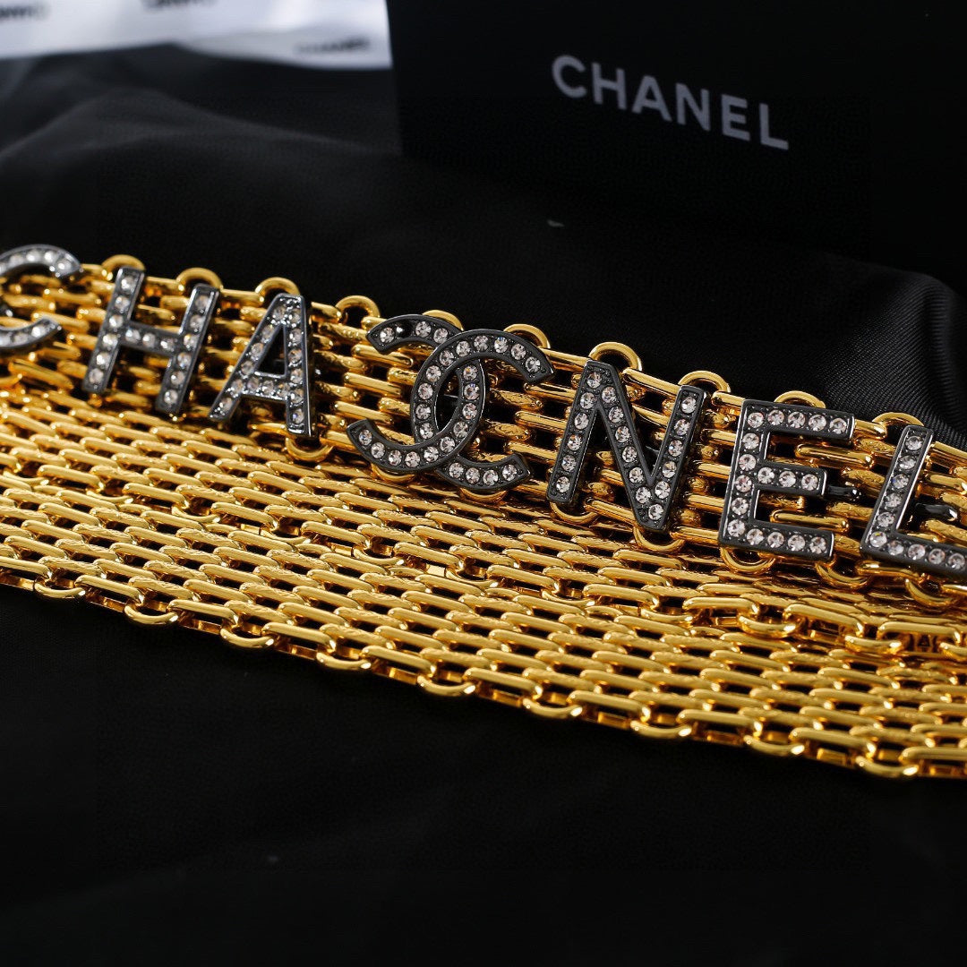 CHANEL 25S GOLD CHAIN BELT 612632
