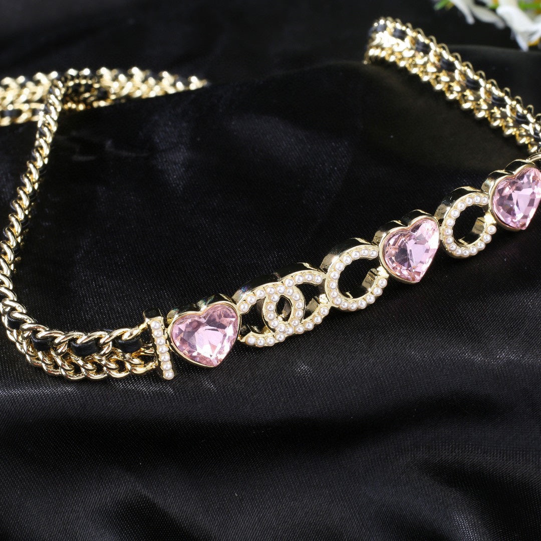 CHANEL 25S GOLD CHAIN BELT 610441