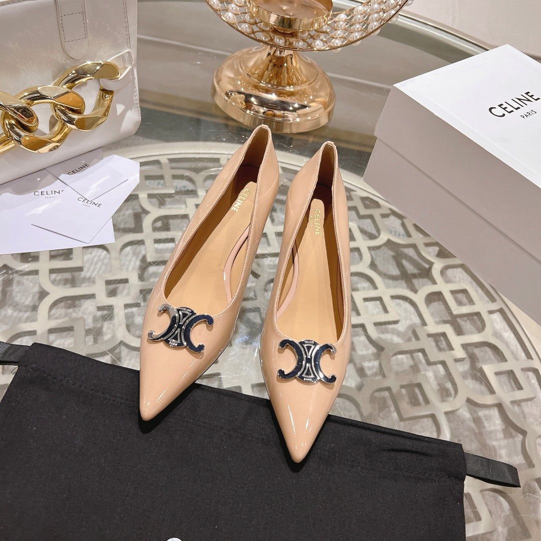HIGH-HEELS 5 CM IN SEPIA TAN CALFSKIN
