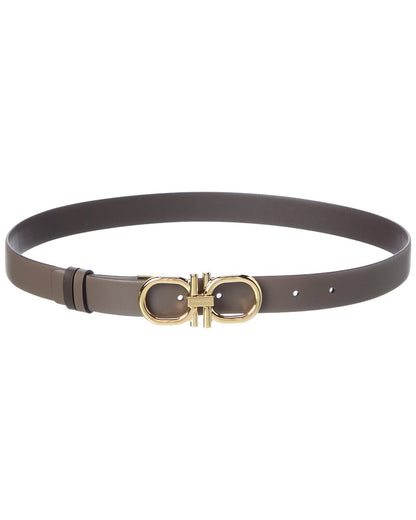 Ferragamo Gancini Reversible Leather Belt