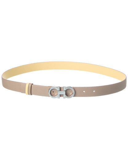 Ferragamo Gancini Reversible Leather Belt