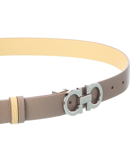 Ferragamo Gancini Reversible Leather Belt