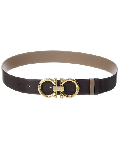 Ferragamo Gancini Reversible Leather Belt