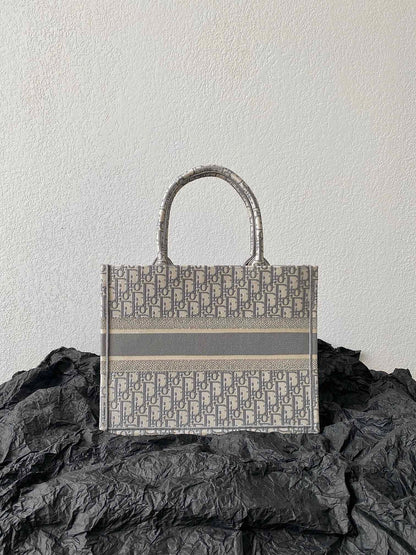 Medium CD Book Tote 36cm Grey