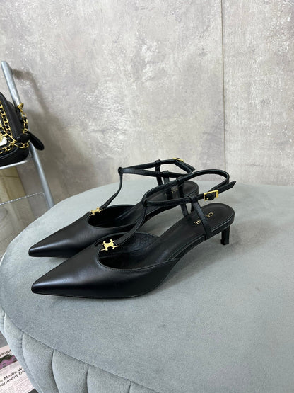 cl kitten t-bar 45 black calfskin