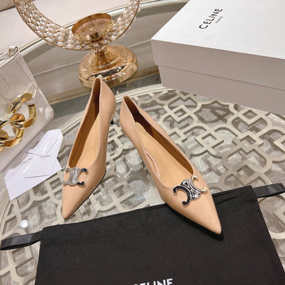 HIGH-HEELS 5 CM IN SEPIA TAN CALFSKIN