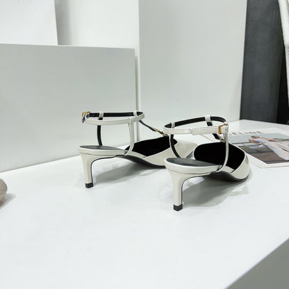 cl kitten t-bar 75 white calfskin