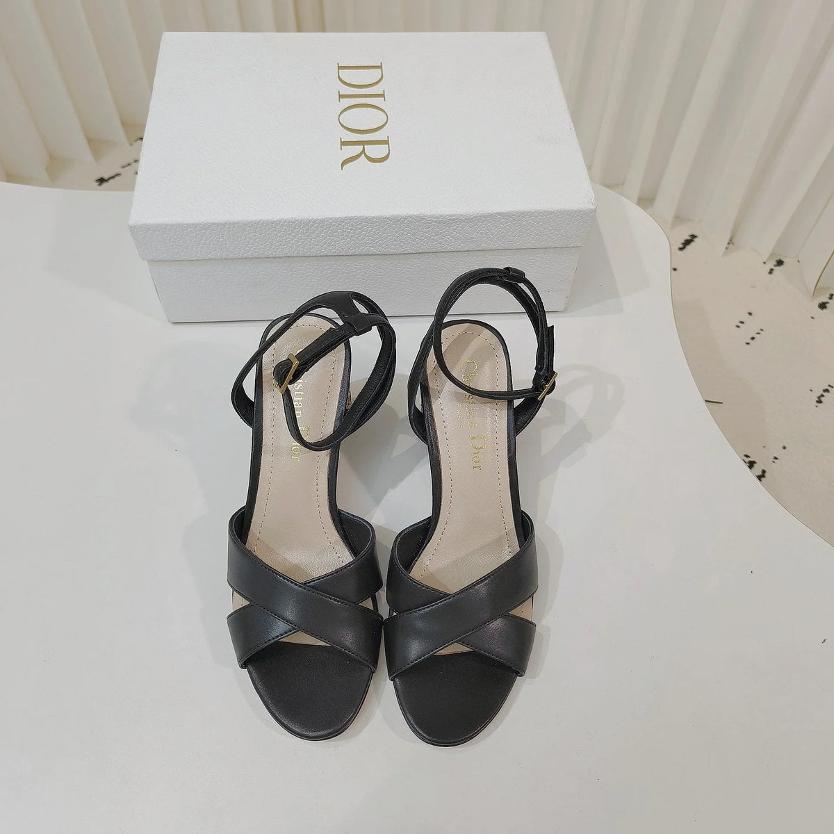 Dior 2026 Granville Heeled Sandal Lambskin 927498