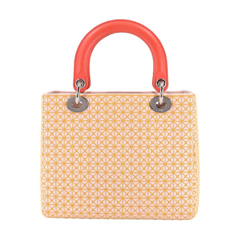 Dior 2-Way Bag Leather Main Item: Pink Orange