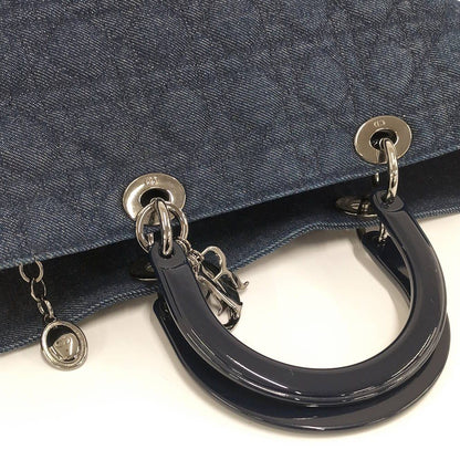 Dior Lady Handbag Denim Blue