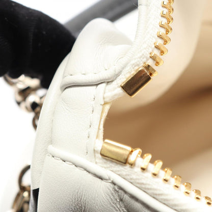 Dior Dio Handbag Vibe Midi Bo Cannage White Leather
