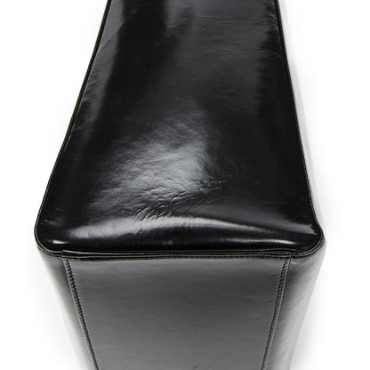 Dior Lady Dior Zip Black Smooth Leather Handbag