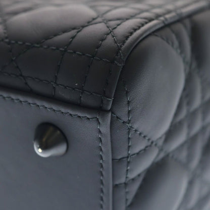 Dior Lady Large Cannage Leather Black Handbag