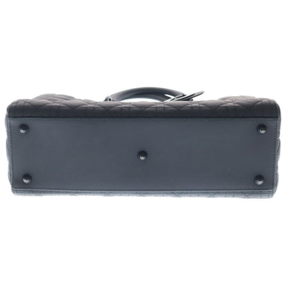 Dior Lady Large Cannage Leather Black Handbag