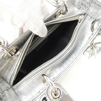 Dior Lady Bag Handbag Silver