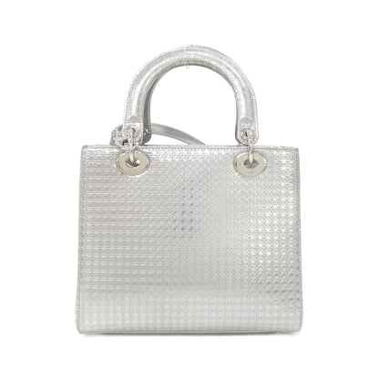 Dior Lady Bag Handbag Silver
