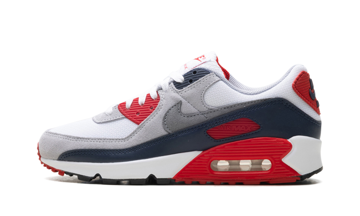 AIR MAX 90 "White/Cool Grey-university Red" DM0029 117