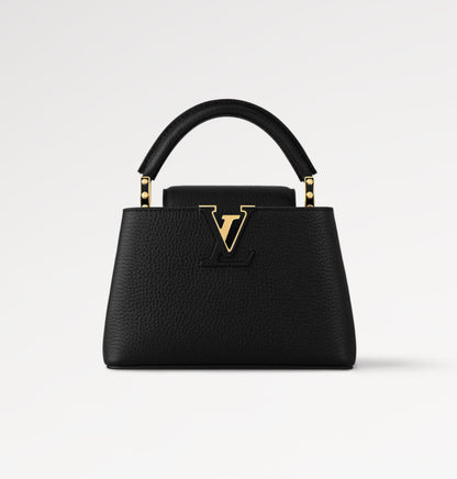 Louis vuitton capucines mini black
