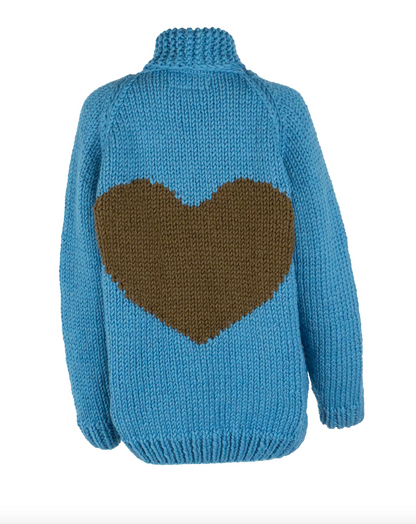 GOGO Long Heart Cardigan