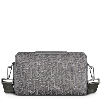 Dior Lingot 22 Oblique Dark Grey Messenger Bag