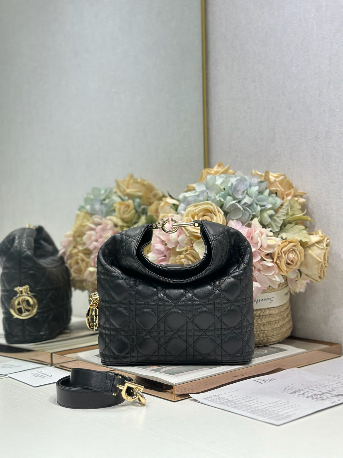 Dior 2026 Toujours Hobo 27cm Lambskin