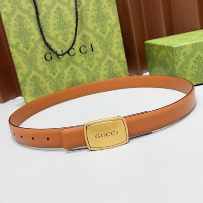 Gucci Belt 2.5cm Grain Cowhide 213030