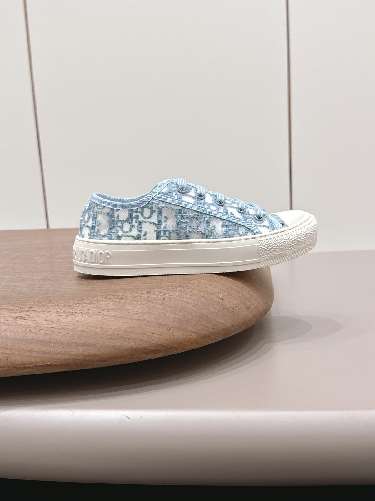 CD Walk'n'Dior Sneaker White Light Blue Cotton Mesh 739319