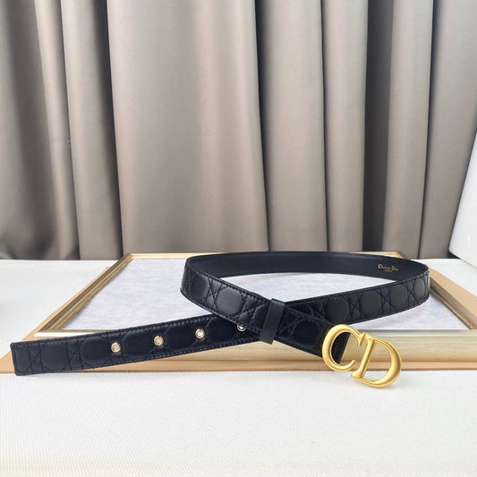 DIOR 25S BELT 30 MM IN BLACK CALFSKIN 564810