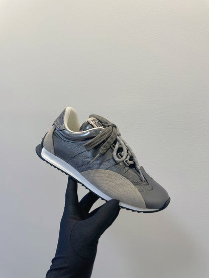 CD 26s D-Sketch Sneakers Sliver Taupe Suede Lambskin 908094