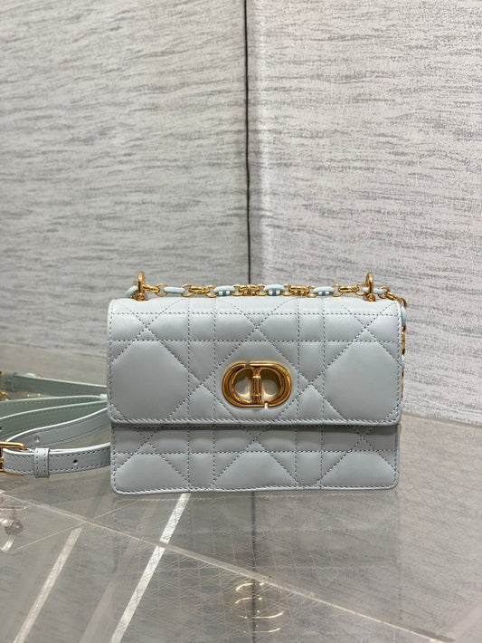 CD Miss Caro 17 Bag Light Blue Calfskin 226496