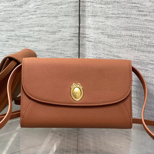 Dior 2026 Medaillon Bag 23cm Embossed Calfskin 378674