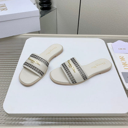 CD D-Lane Slide In White Cowhide 106277