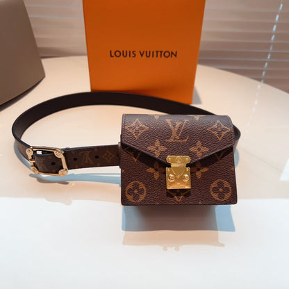 LOUIS VUITTON Lv Metis Belt Bag 30 Brown Monogram