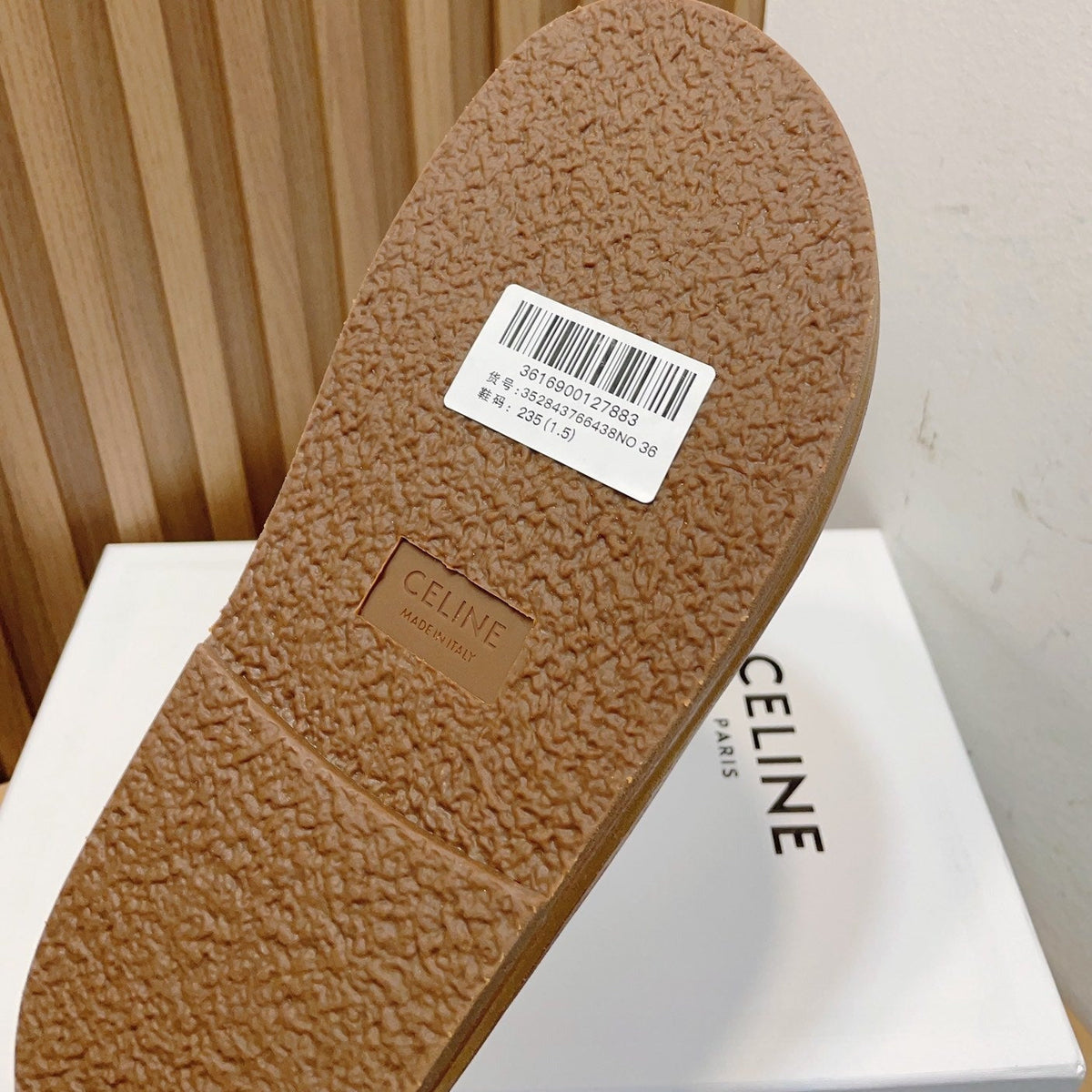 DAD SANDALS SILVER BROWN CALFSKIN