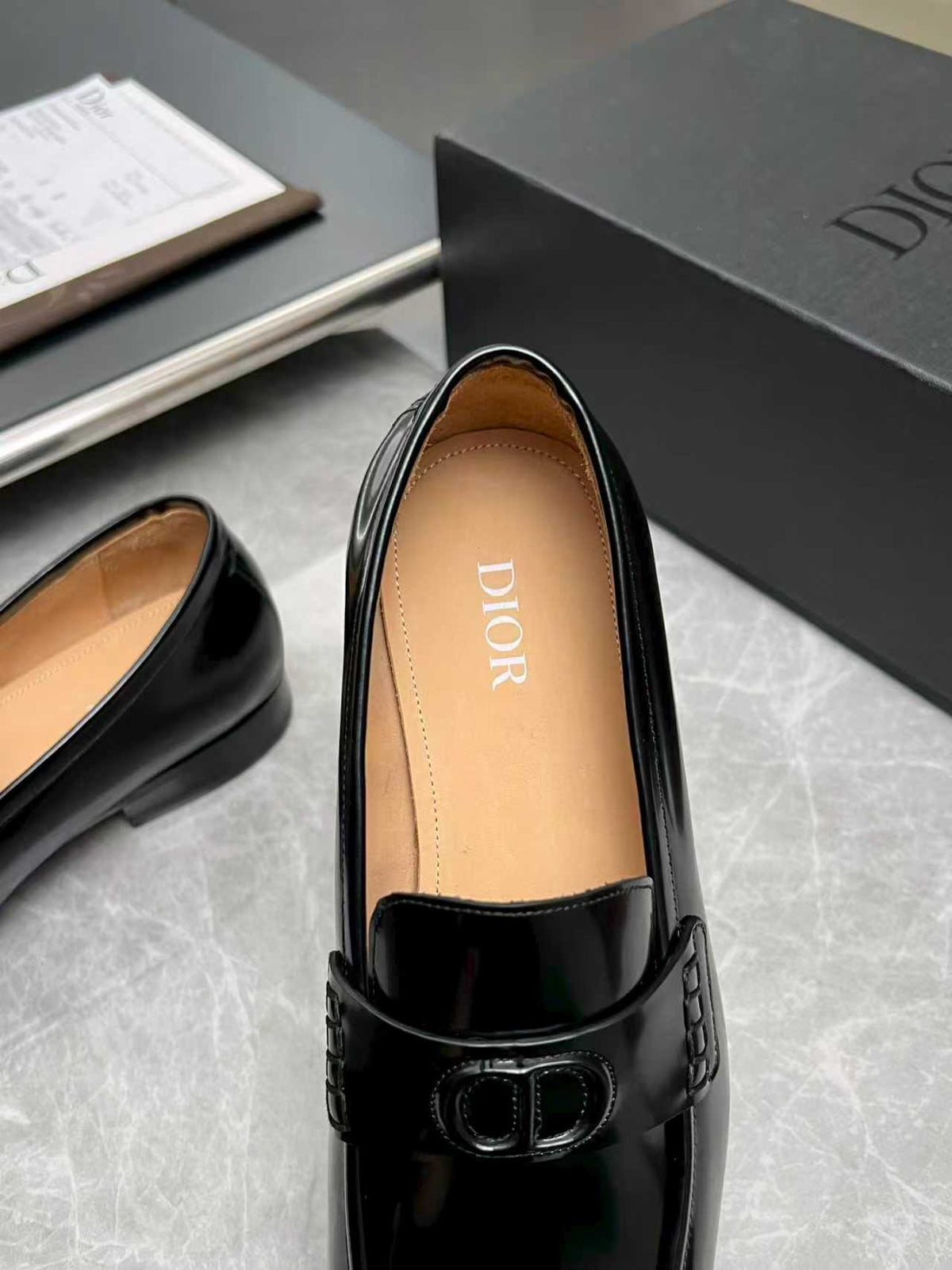 CD Timeless Flex Men’s Loafer Black Glossy Cowhide 112657
