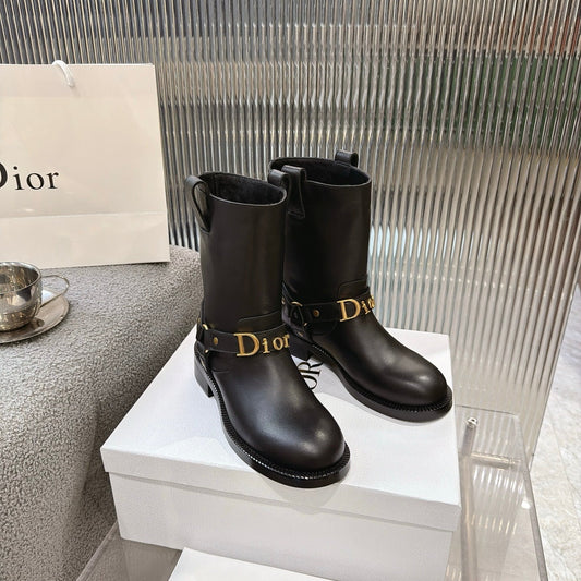 CD 26s Bolt Ankle Boot Black Calfskin 924109