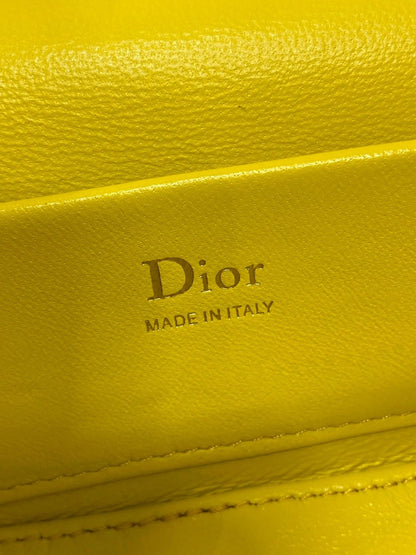 CD 2026 Vanity Bag 17.5cm Yellow Cannage Lambskin 286426