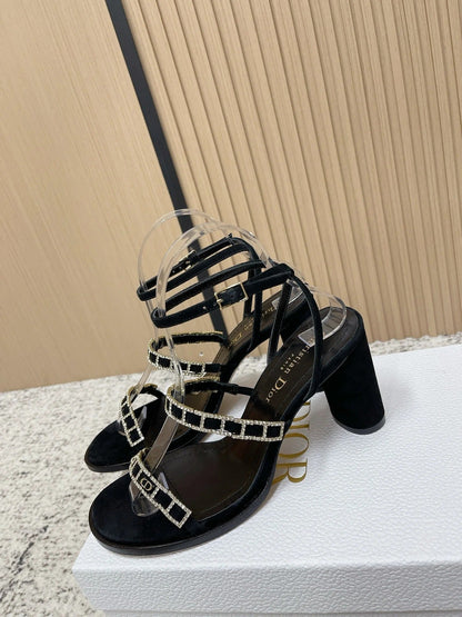 CD 26s High Heel Sandals 80 Genuine Leather 643496