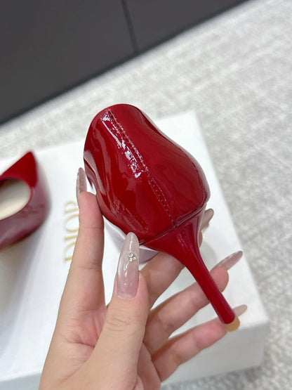 CD 26s High Heels Pump 85 Red Patent Leather 661474