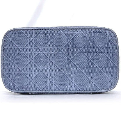 Christian Dior Handbag Vanity Bag Light Blue